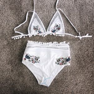 ASOS Highwaisted Pom Pom Bikini